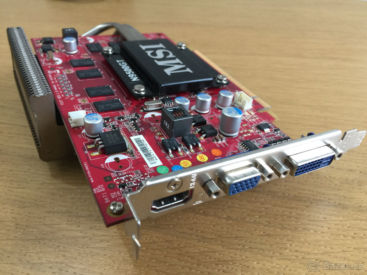 prodám sběratelský kousek grafika MSI N9500GT s pasivním chl - 5