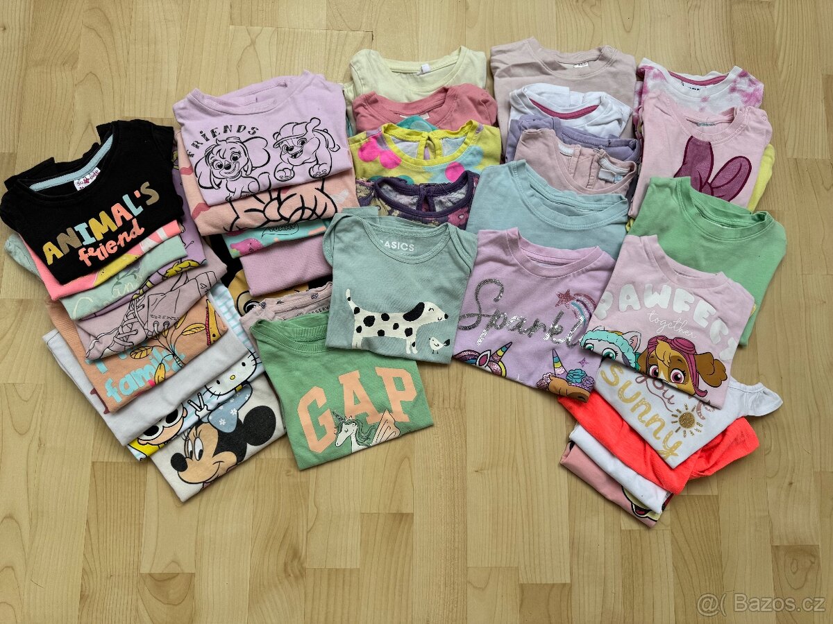 Balík oblečení holka, velikost 86-92 - 5