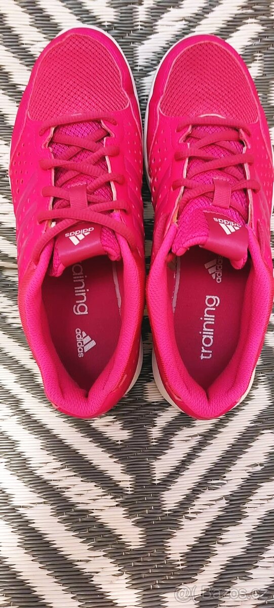 NÁDHERNÉ RŮŽOVOMALINOVÉ BOTASKY - ADIDAS - vel. 39 1/3 - 5