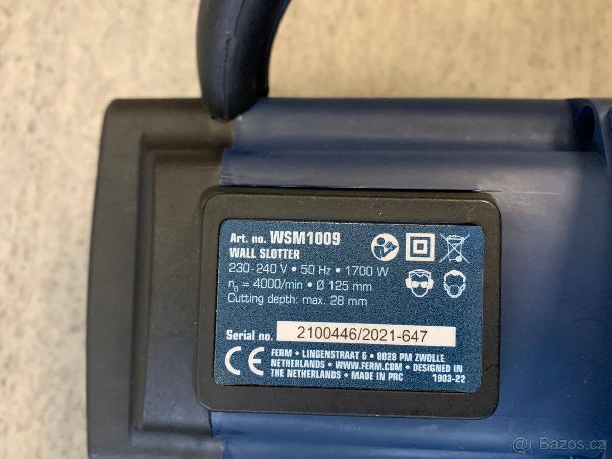 Drážkovací fréza Ferm WSM1009 - 5