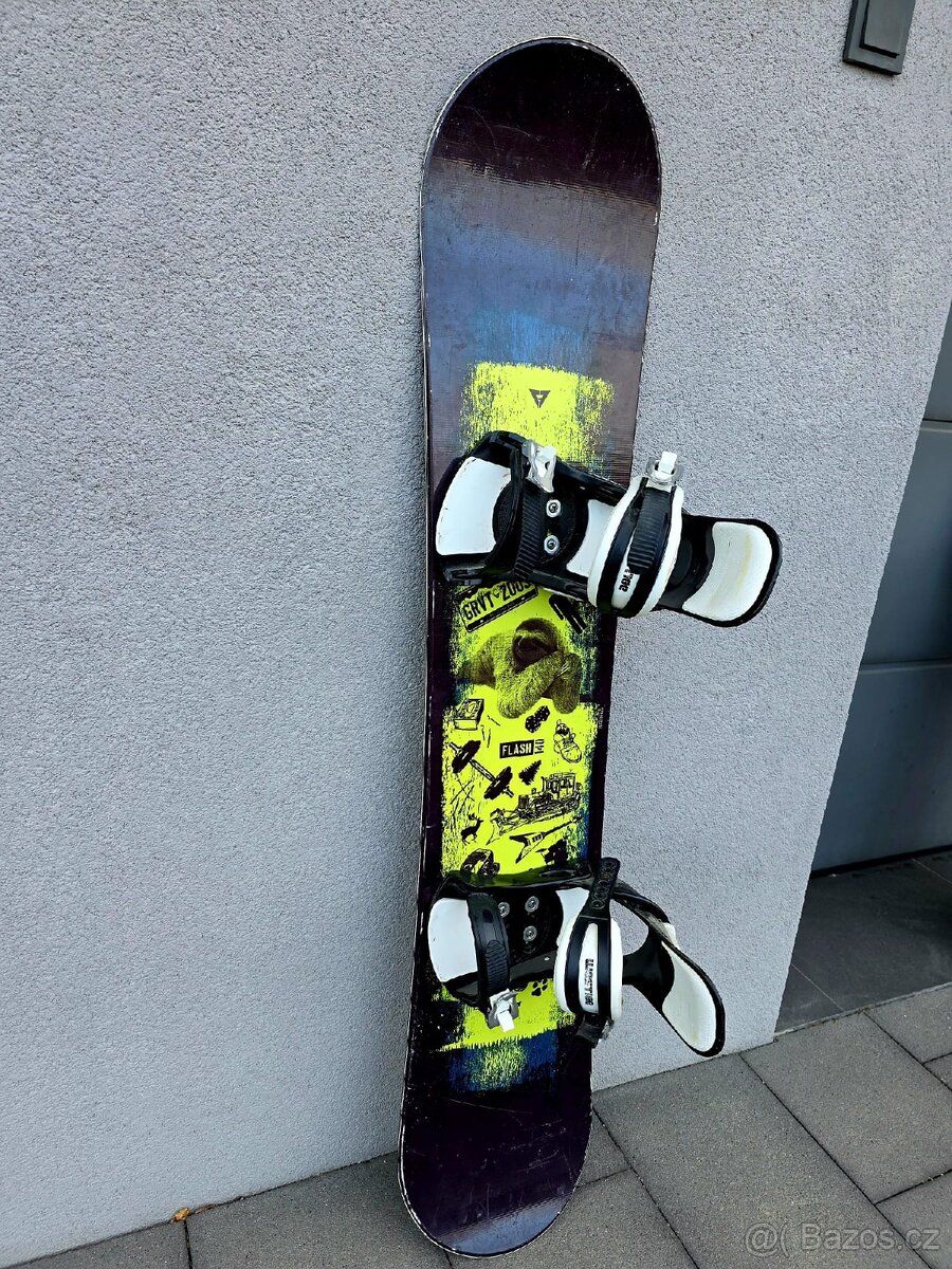 Snowboard GRAVITY FLASH, 140 cm + boty - 5