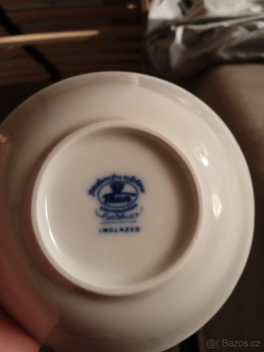 Kávový servis, starožitný Cibulák-Thun - 5