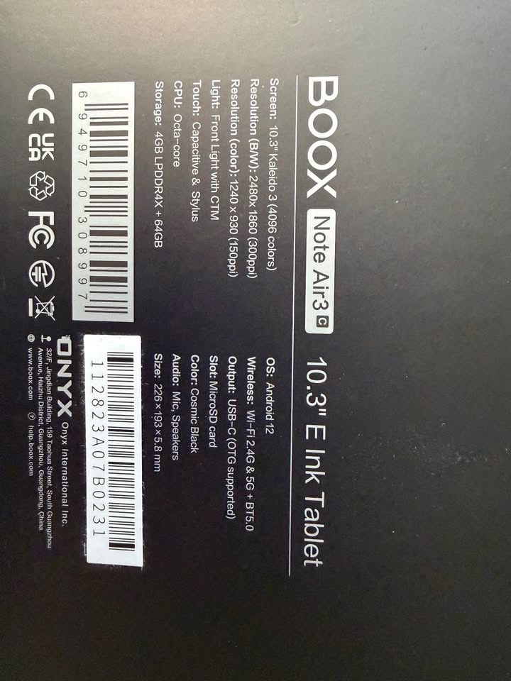 Onyx boox Note Air3C - 5