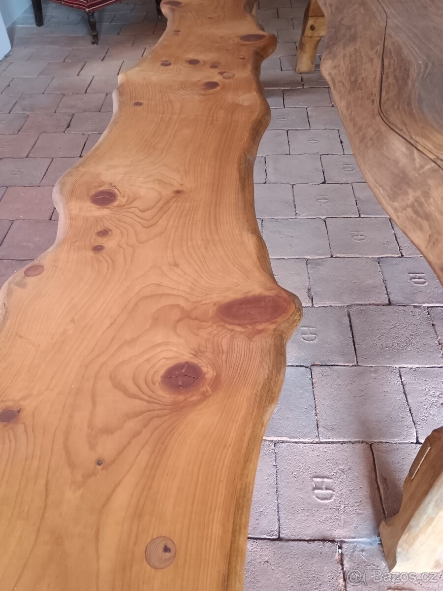 Stůl a lavice z masivu - 5