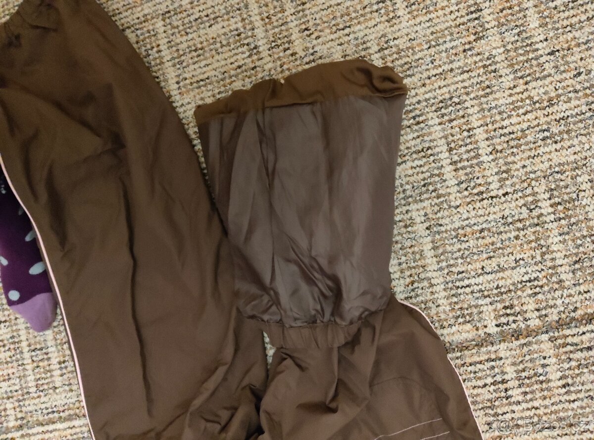 Bavlnou podšité voděodolné kalhoty MOS vel.164 - 5