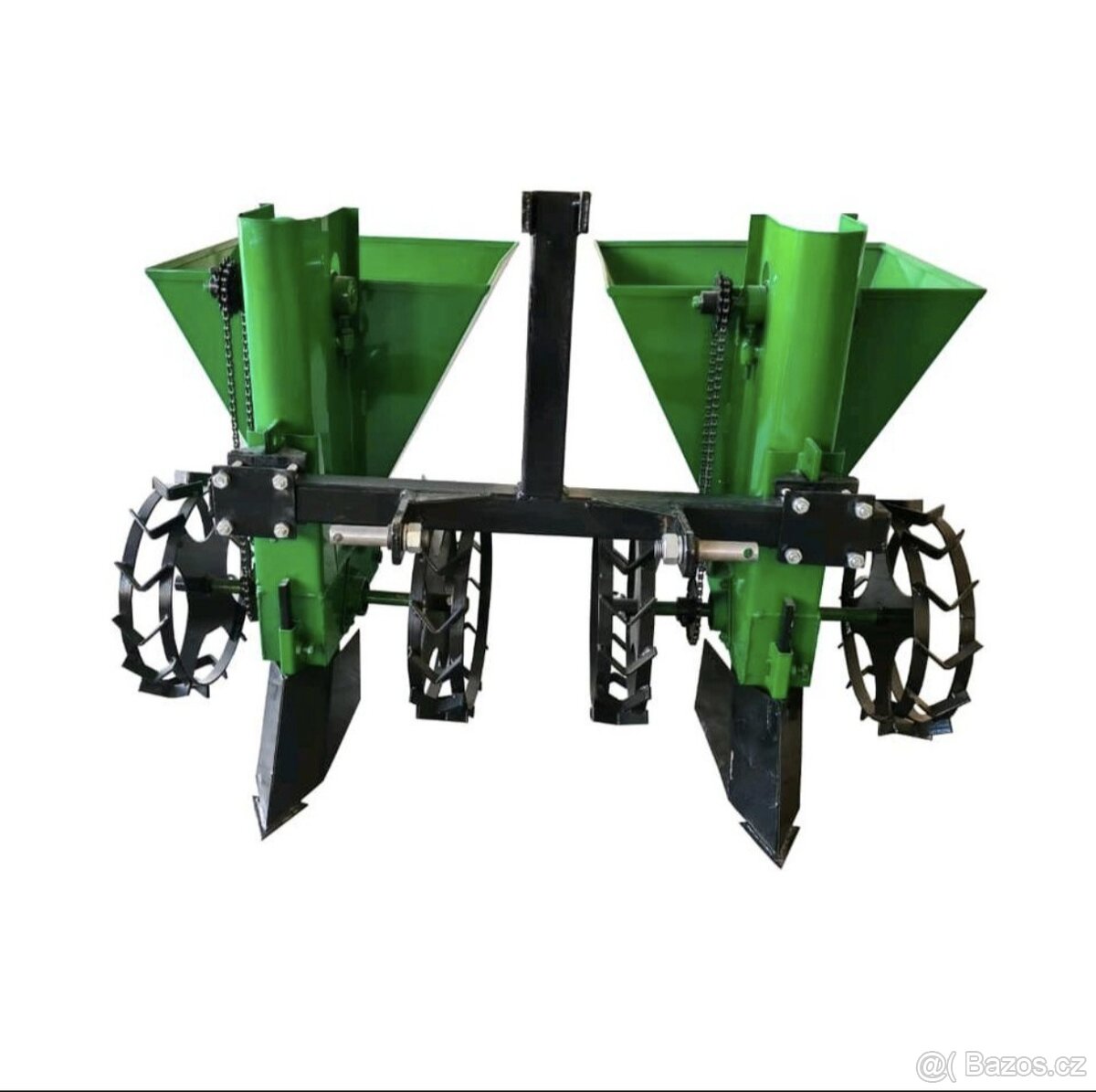 Dvouradý sazeč brambor KSN-68 pro minitraktory - 5
