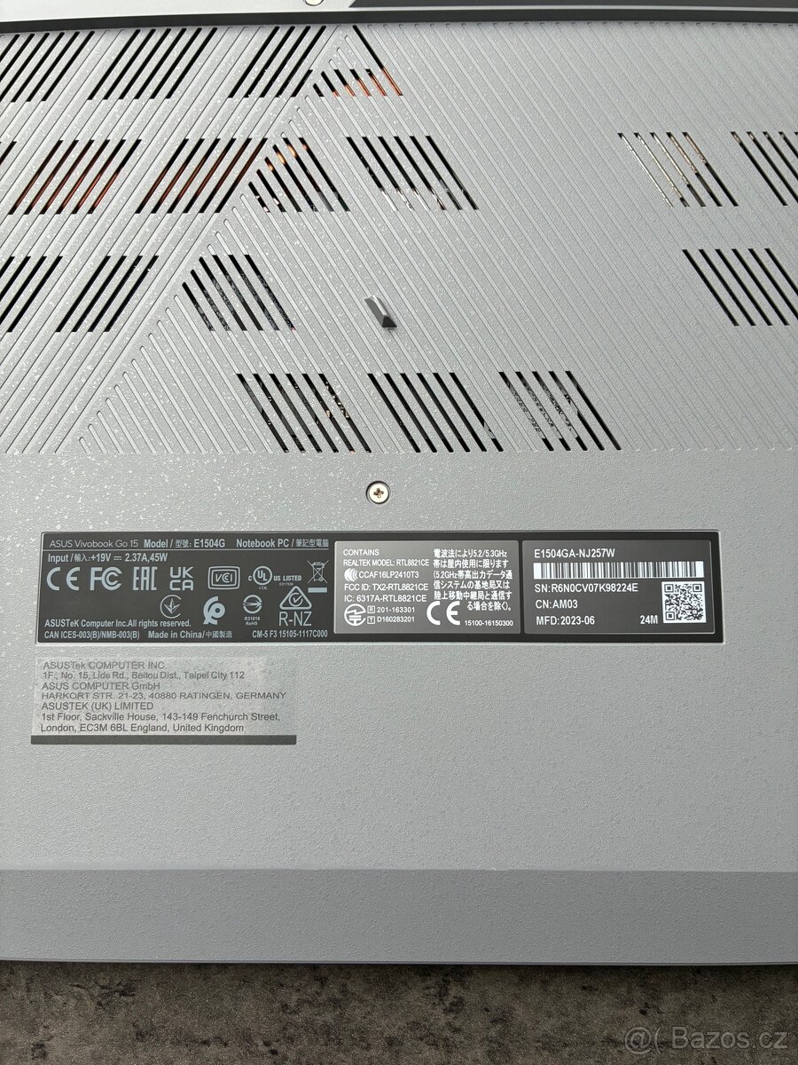 Notebook Asus Vivobook Go 15 (E1504GA-NJ257W) stříbrný - 5