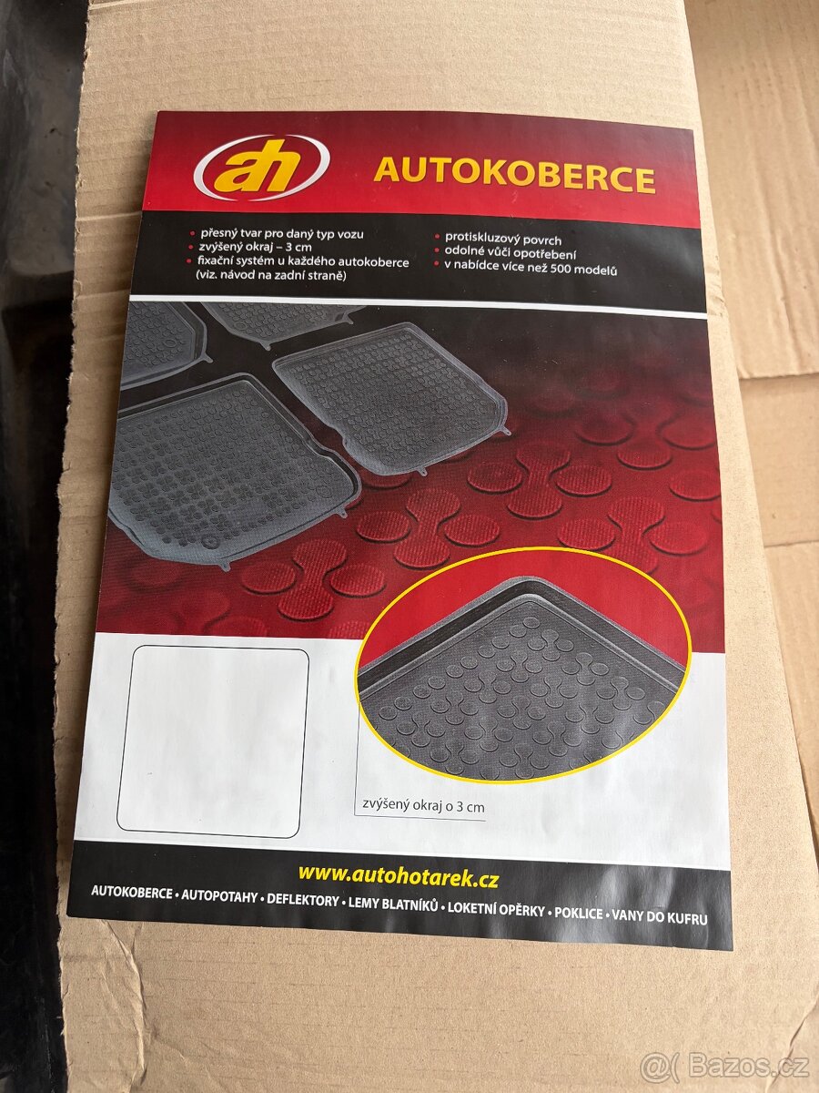 Gumové auto koberce Mercedes W211 - 5