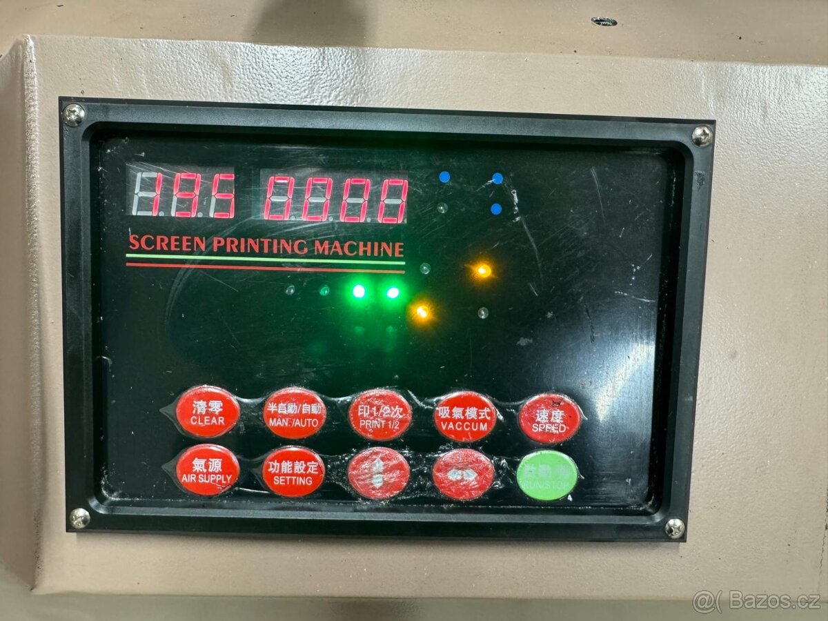 Sítotiskový stroj - poloautomat - 5