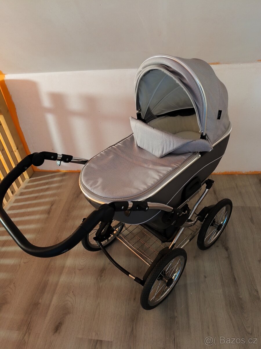 Kočárek Jasmine šedostříbrný - 5