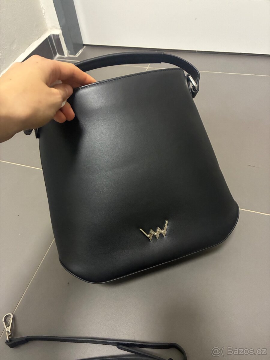 Kabelka kožená Vuch - Anerien Black - 5