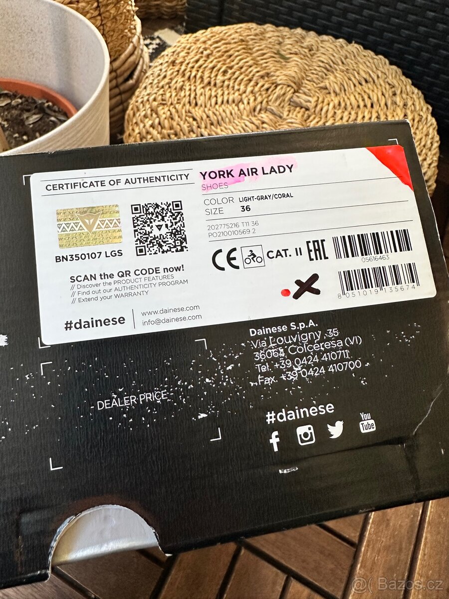 Dainese boty York Air dámské na moto - 5