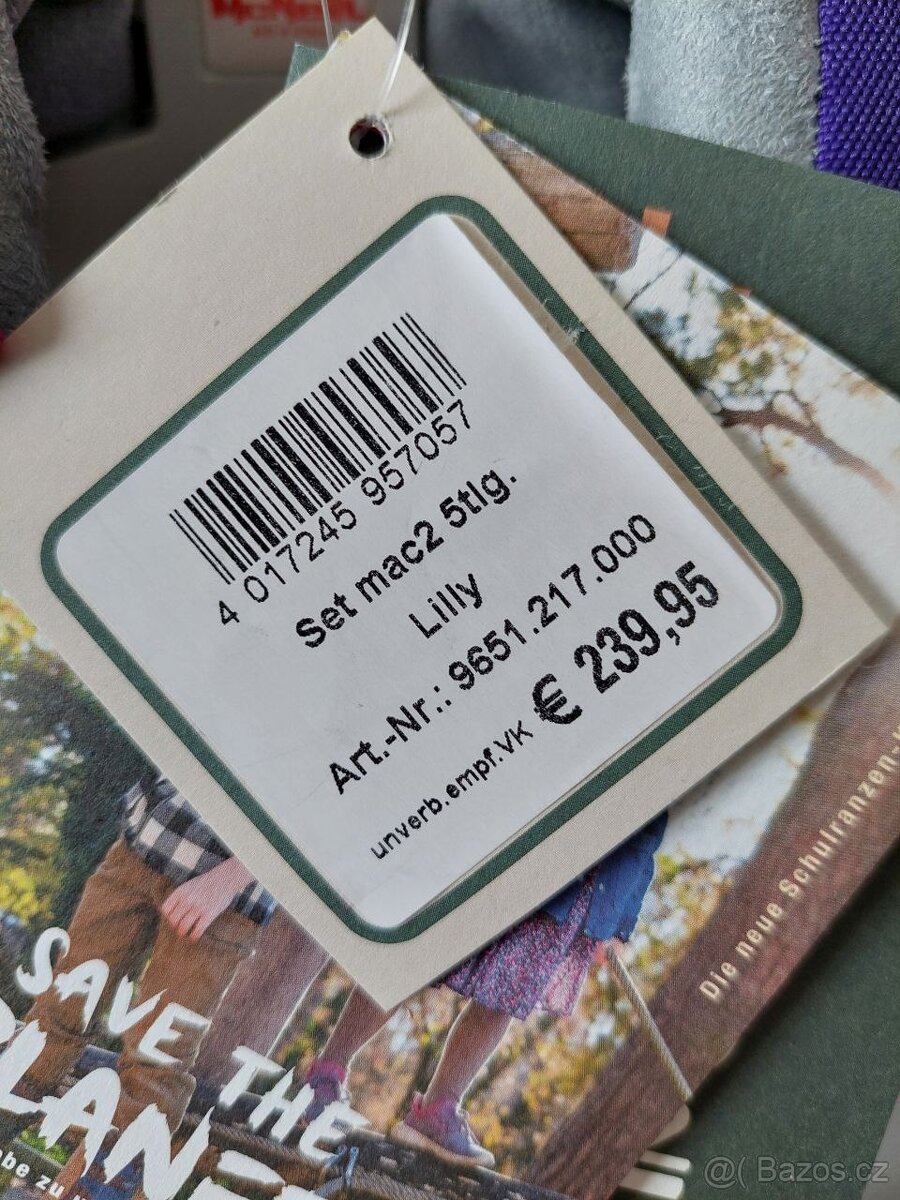 Školní taška (5dílná sada) Mc Neill Ergo mac 2 Lilly - 5