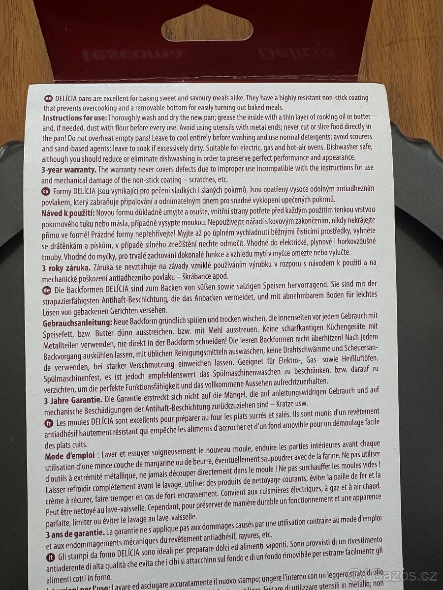 Ocelová forma s vlnitým okrajem a odnímatelným dnem Tescoma - 5