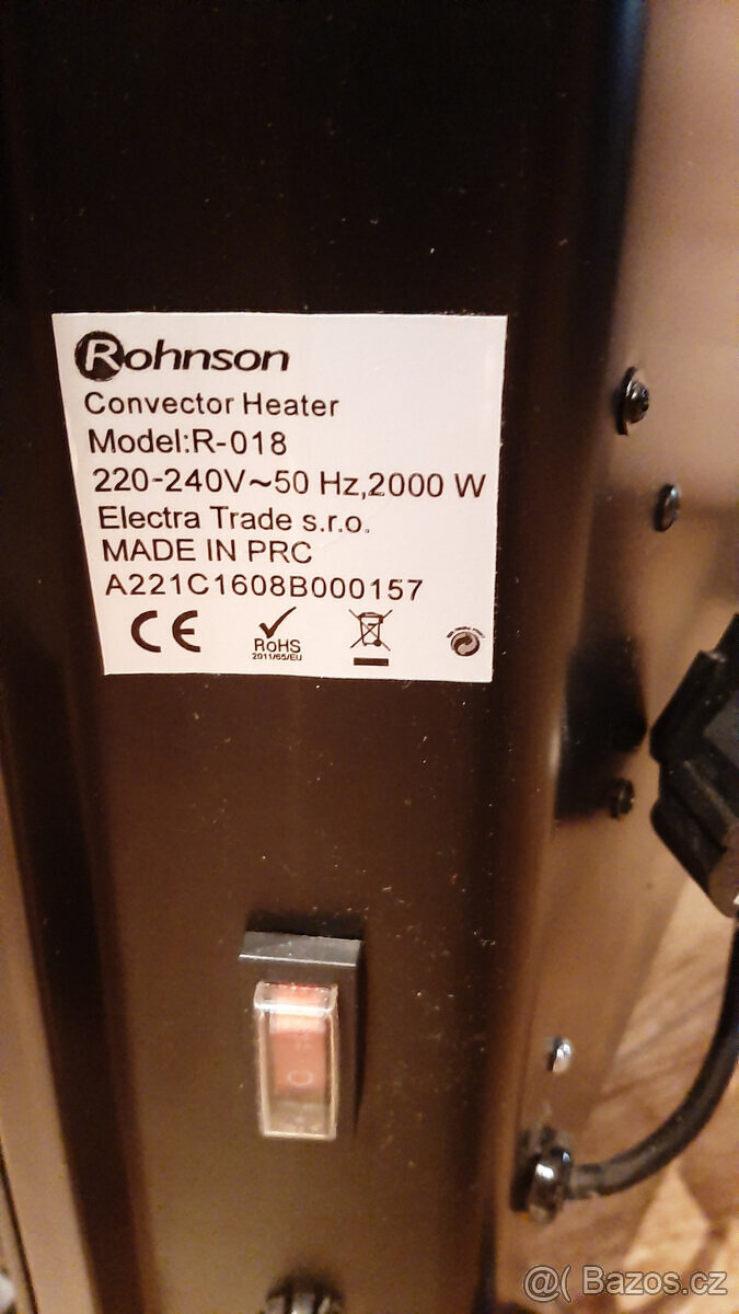 topný panel sálavý Rohnson - 5