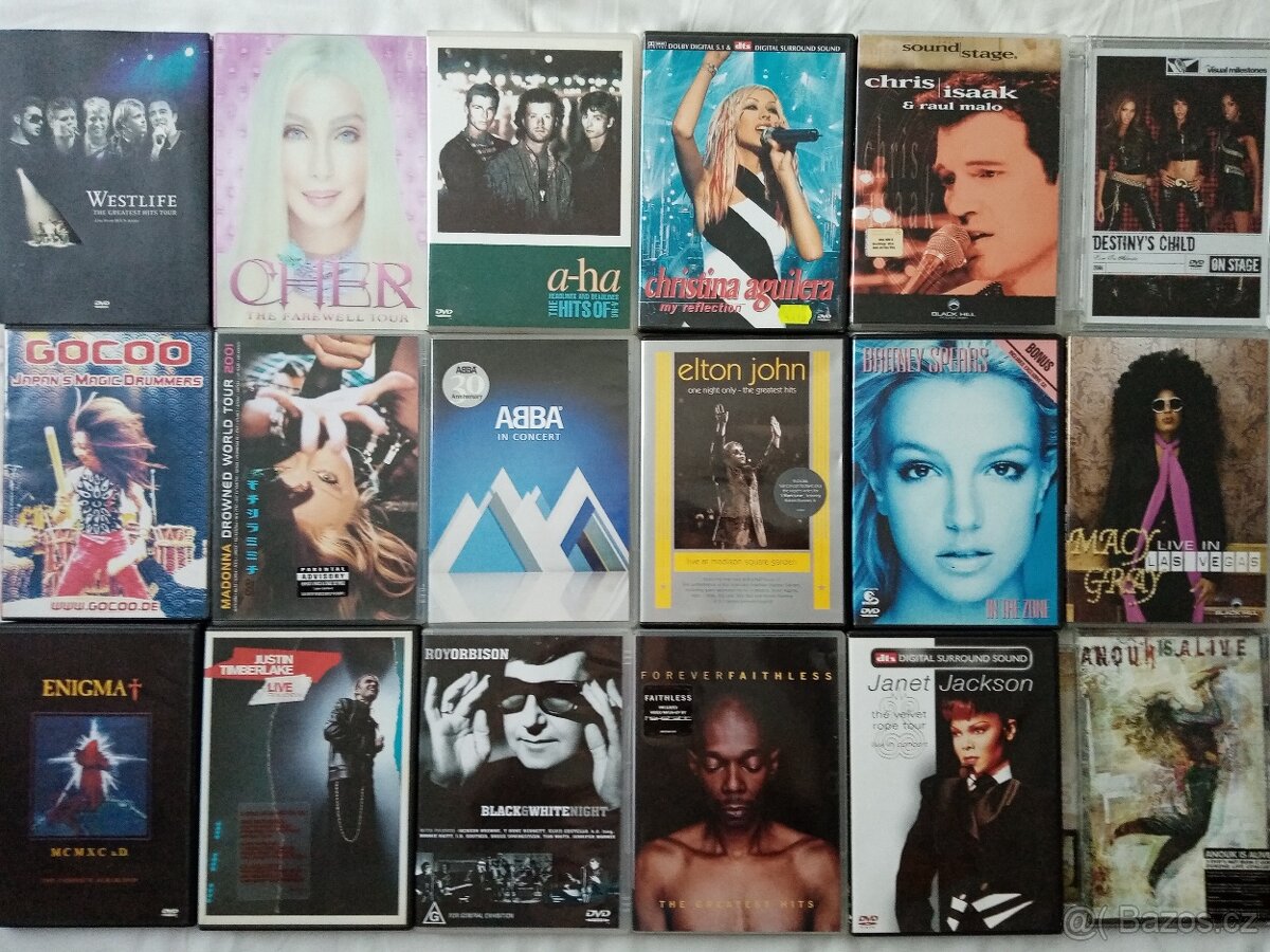 Nove foto 2.12.orig.DVD hudba(i zabal.)od 69Kč - 5