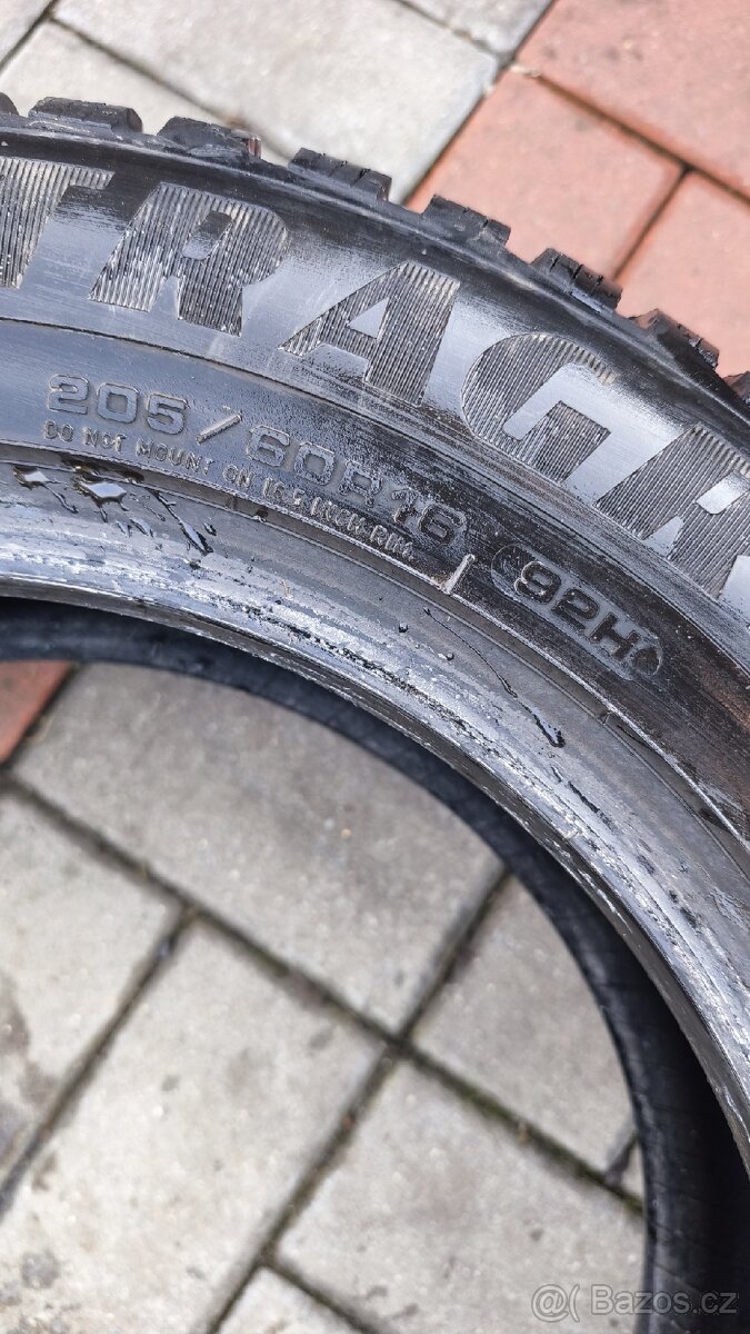 ZIMNÍ PNEU 205/60R16 92H 8MM GOODYEAR - 5