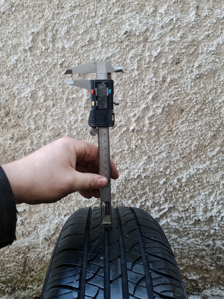 Plechy FORD 14",4x108, letní pneu 185/60/14 zašlu - 5