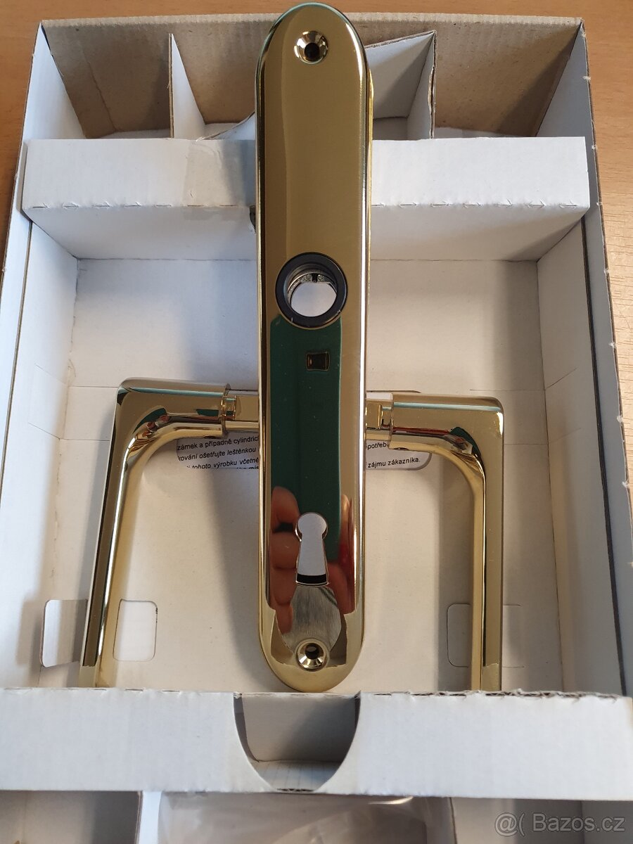 Dveřní kování SIESTA Rostex zlaté klíč - 5