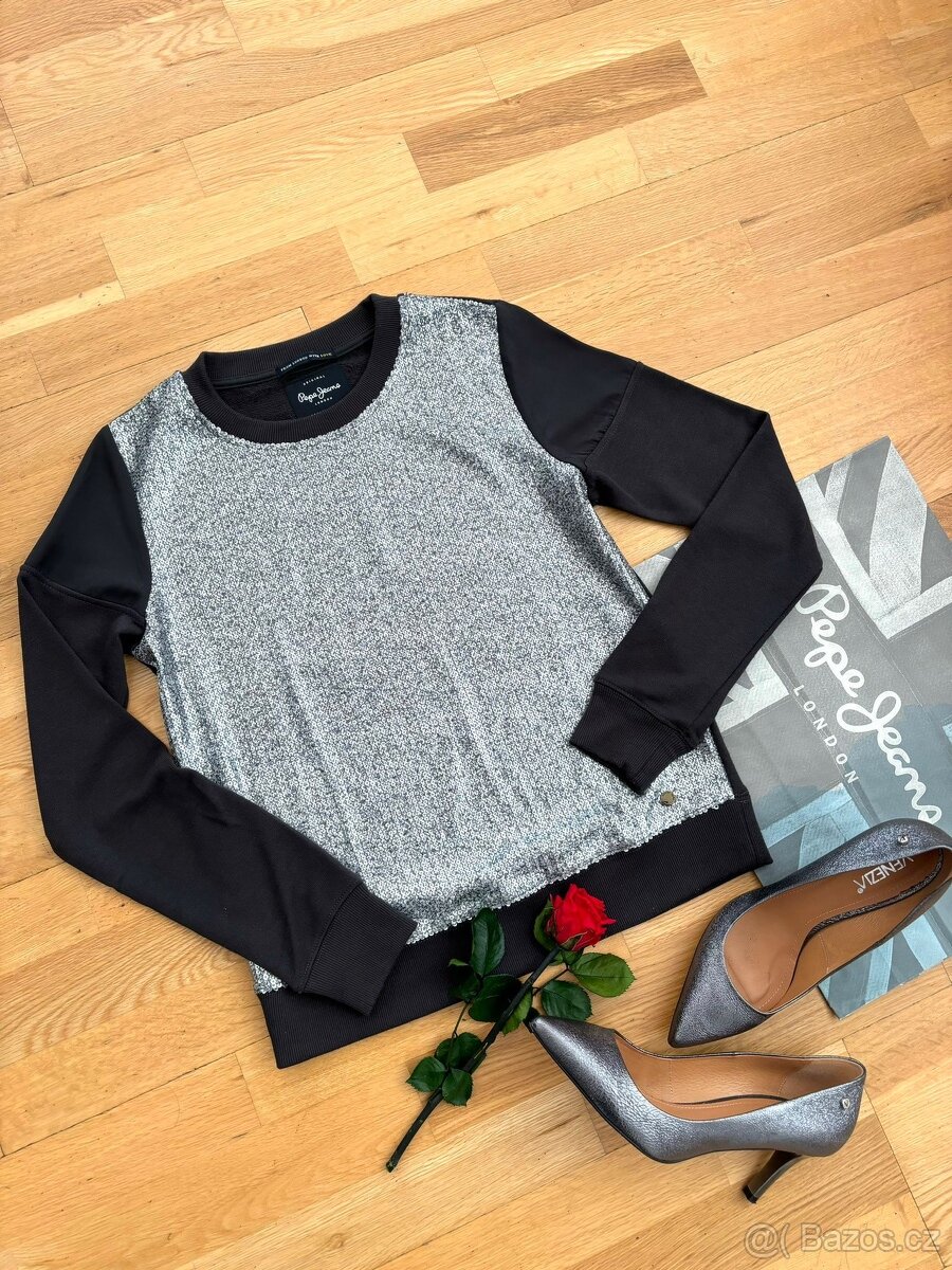 PEPE JEANS halenka mikina XS - 5
