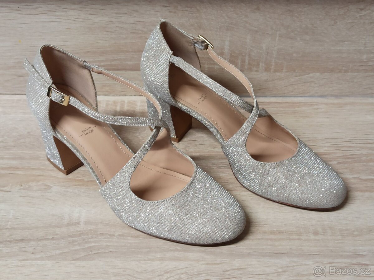 Dámské společenské boty vel.39 BAŤA - 5