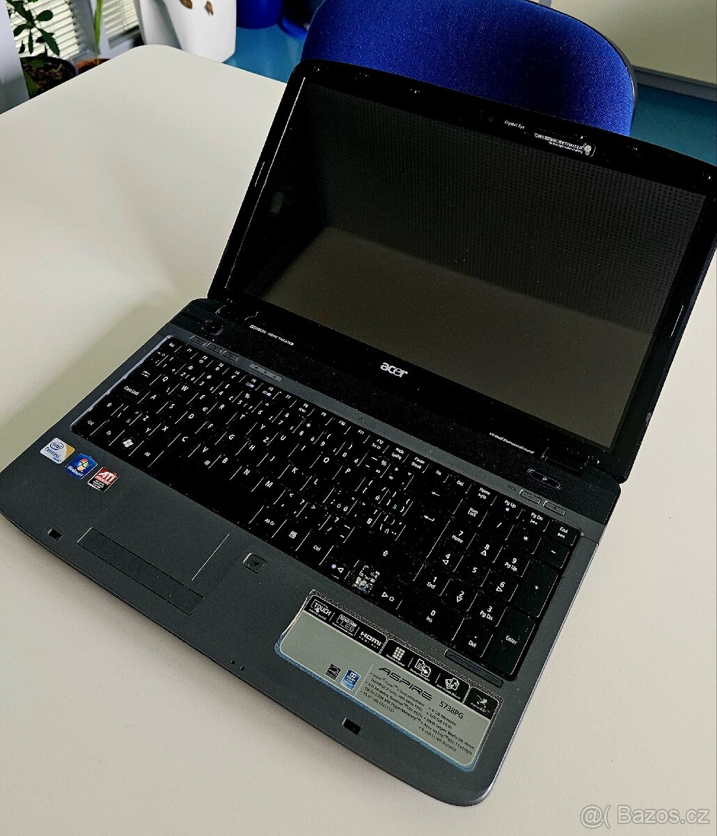 Prodám Notebook Acer Aspire 5738 PG - 5