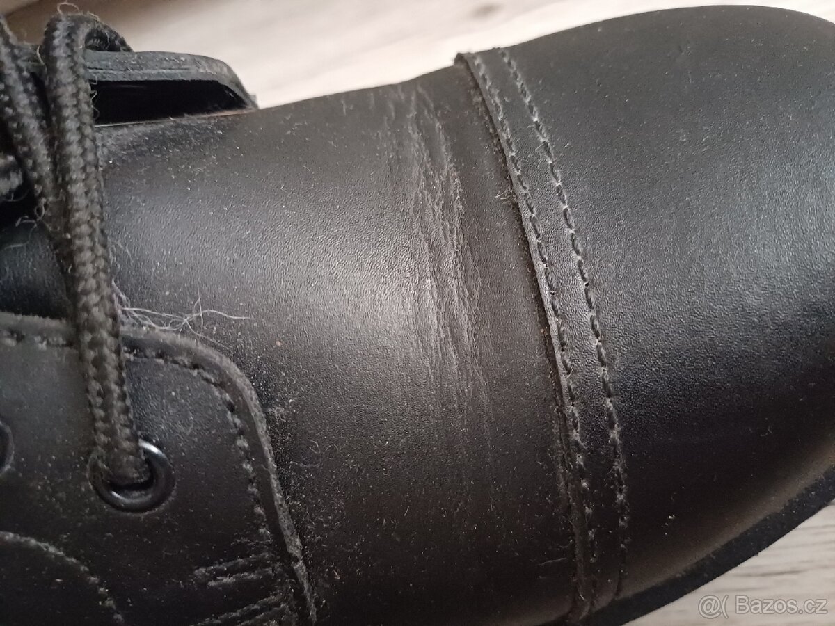 Černé kožené boty vel. 39 - 5