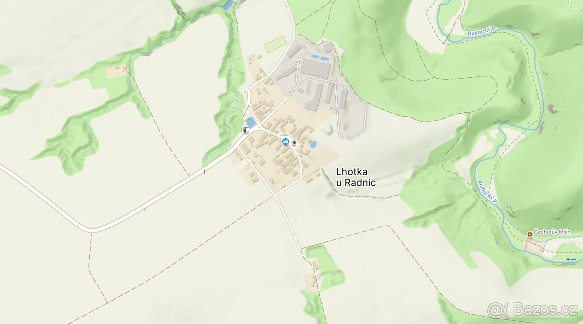 Prodej, pozemek k výstavbě, 655 m², Lhotka u Radnic - 5