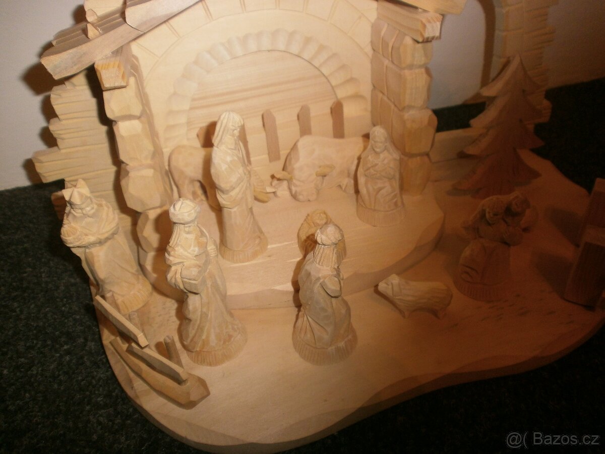 Dřevěný betlém 14B6 - 5