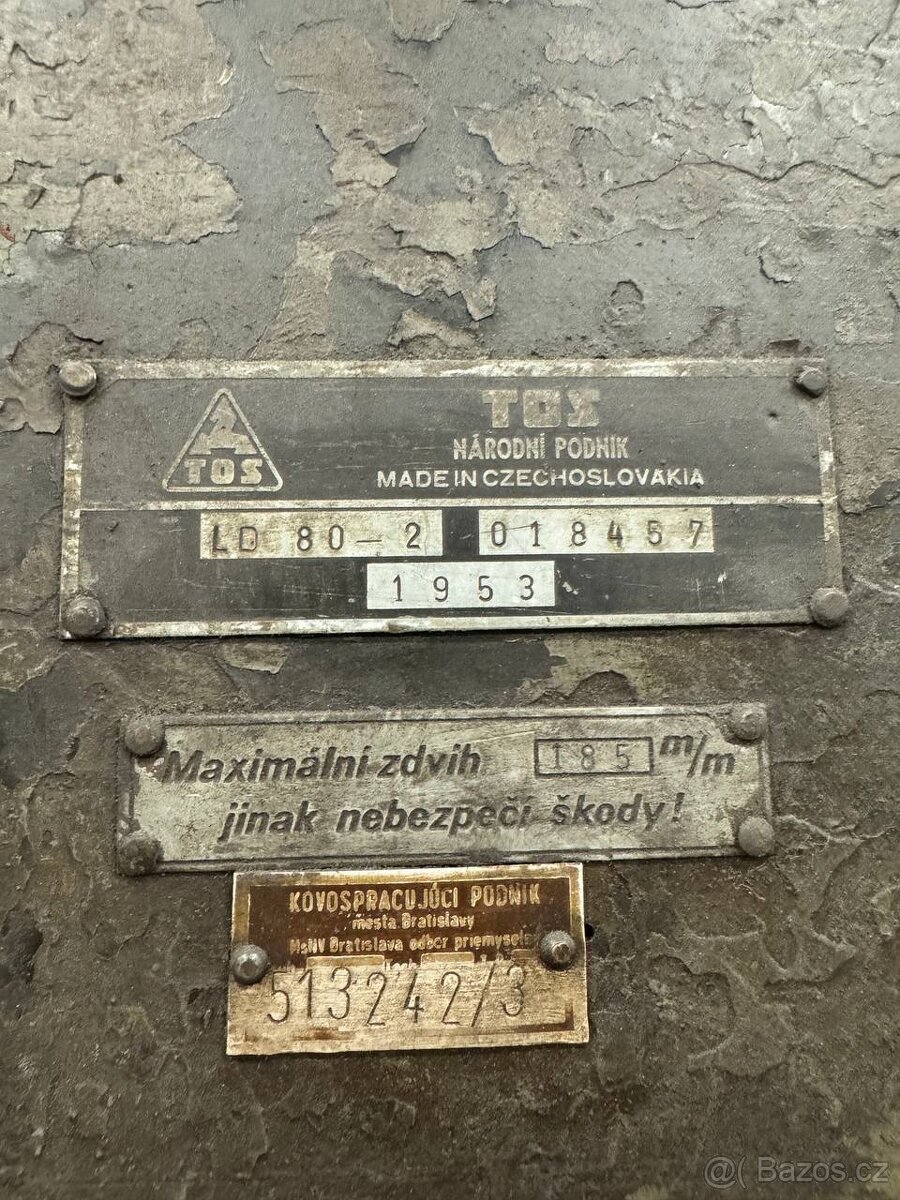 Hydraulický lis CDM 80 (LD 80) - 5