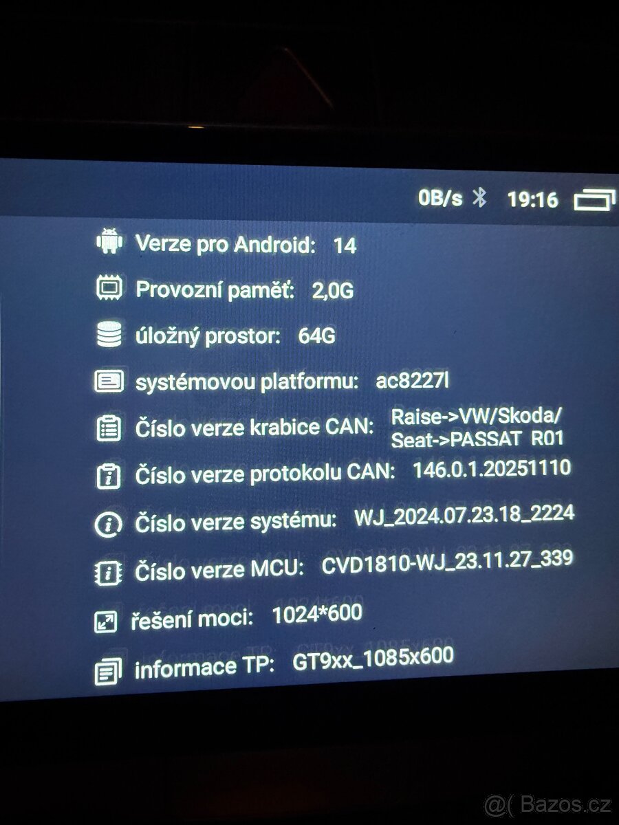 2 din autoradio 10" android 14 s rámečkem - 5