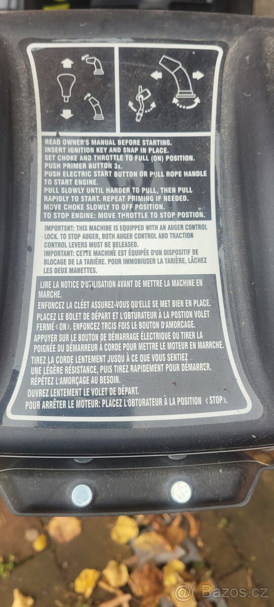 Motorová sněhová fréza - 5