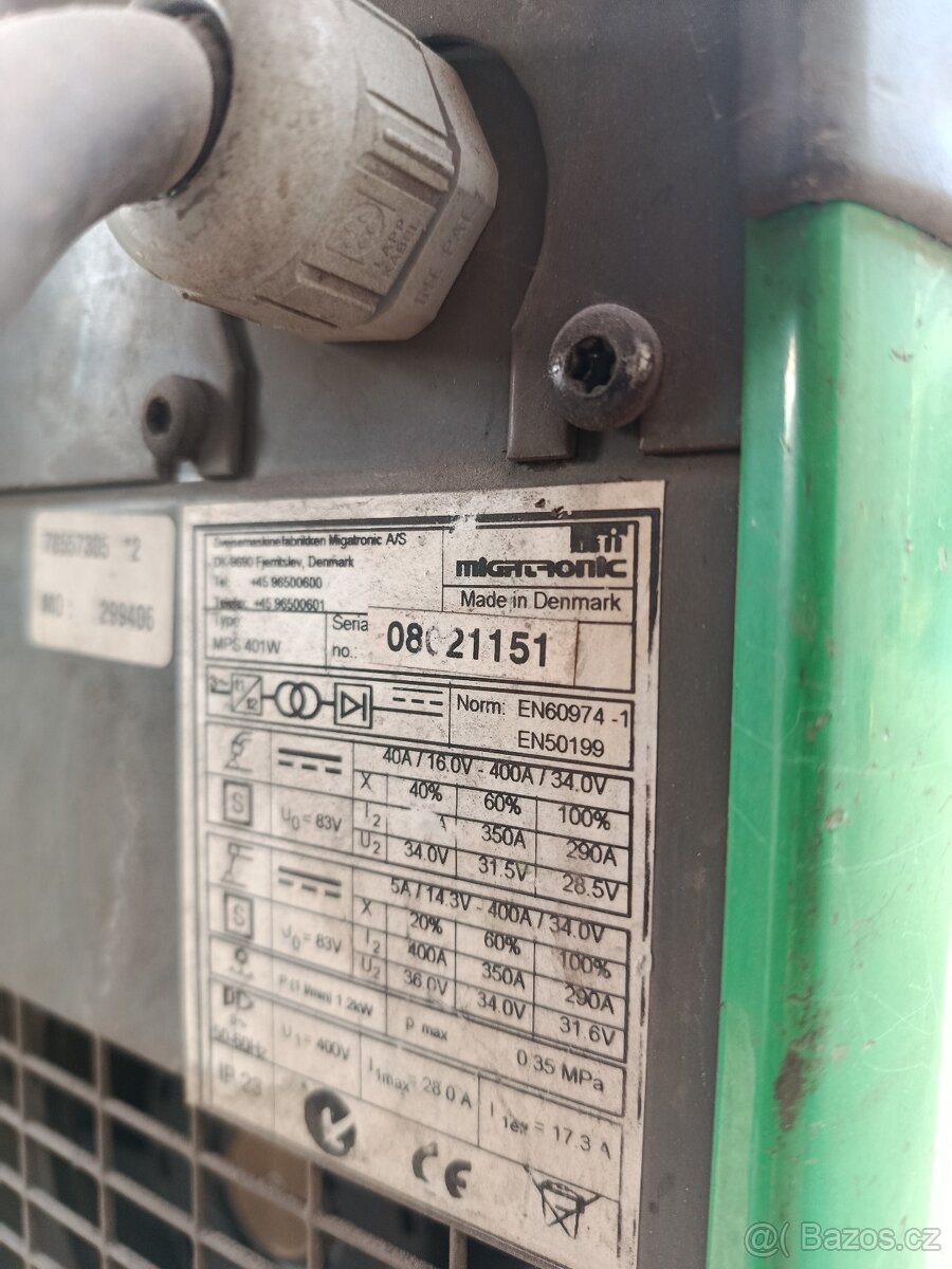 svářečka CO2 migatronic 400 SIGMA - 5