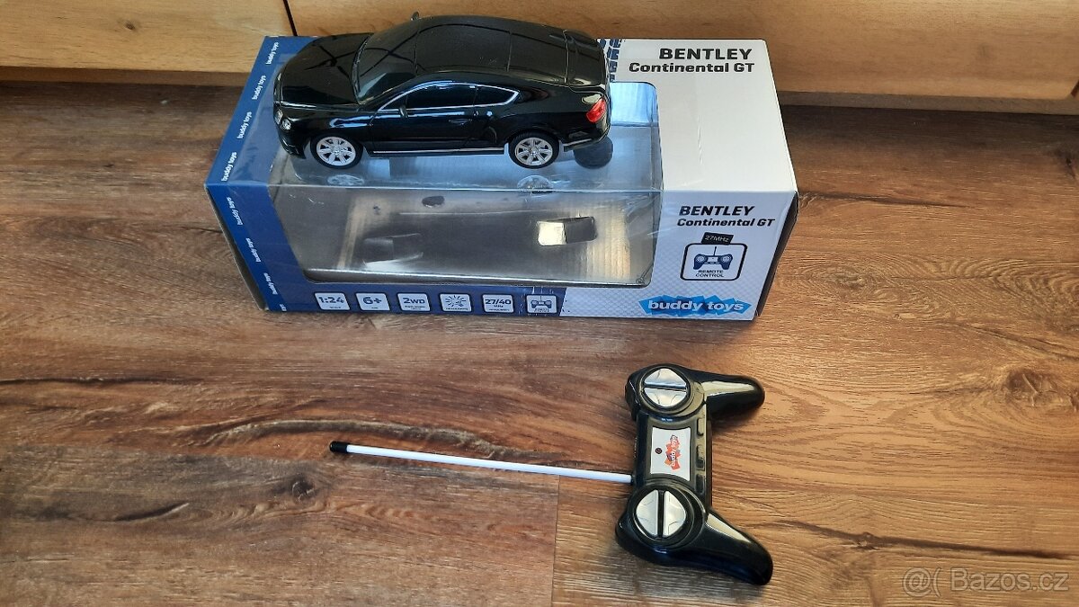 RC auto 1:24 Bentley Continental - černé. - 5