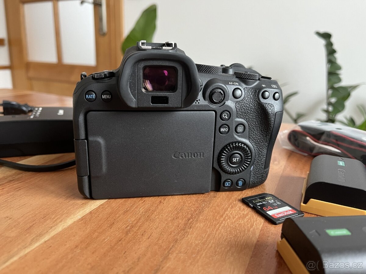 Canon EOS R6 – TOP stav + 2x ORIGINÁL baterie + SD karta San - 5