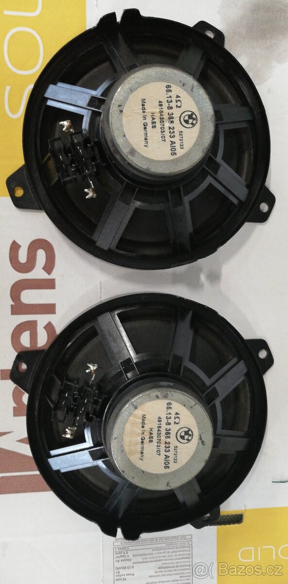 BMW, Škoda BASOVÉ, ŠIROKOPÁSMOVÉ REPRODUKTORY - 5