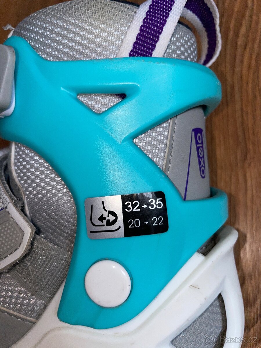 Dětské nastavitelné brusle-vel. 32-35 - 5