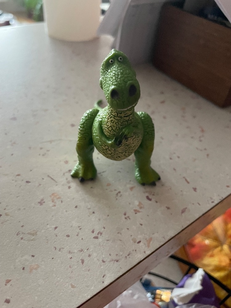 Toy Story Woody nový, Trixie,Pan Brambůrek,Mazel,dinosaurus - 5