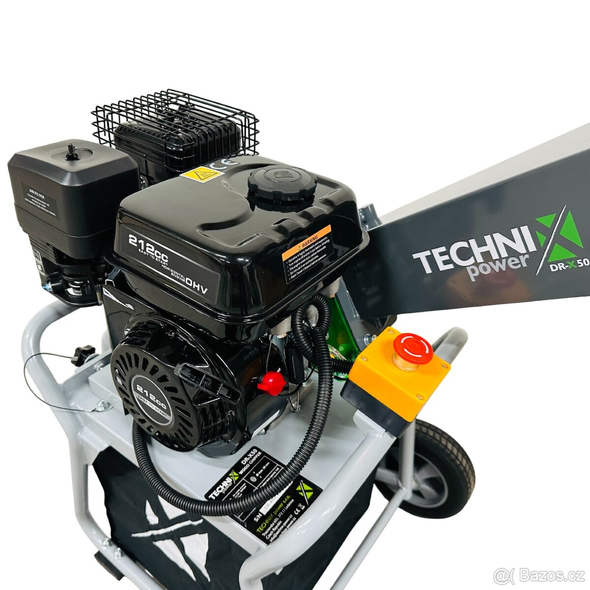 Benzínový drtič větví do 5 cm - TECHNIX DR-X50 - 5