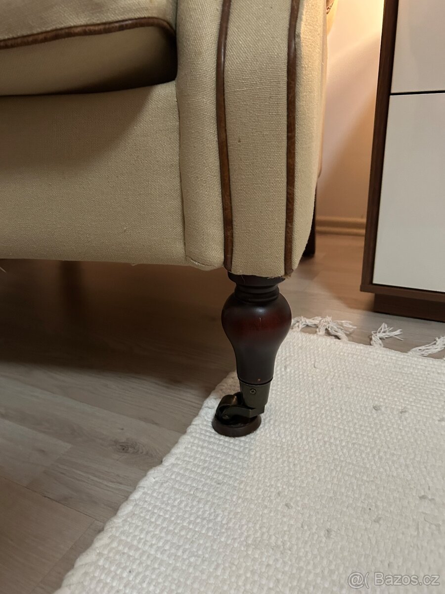 Vintage/retro křeslo, ušák - 5