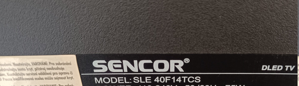 40(102cm) TV Sencor SLE 40F14TCS - 5