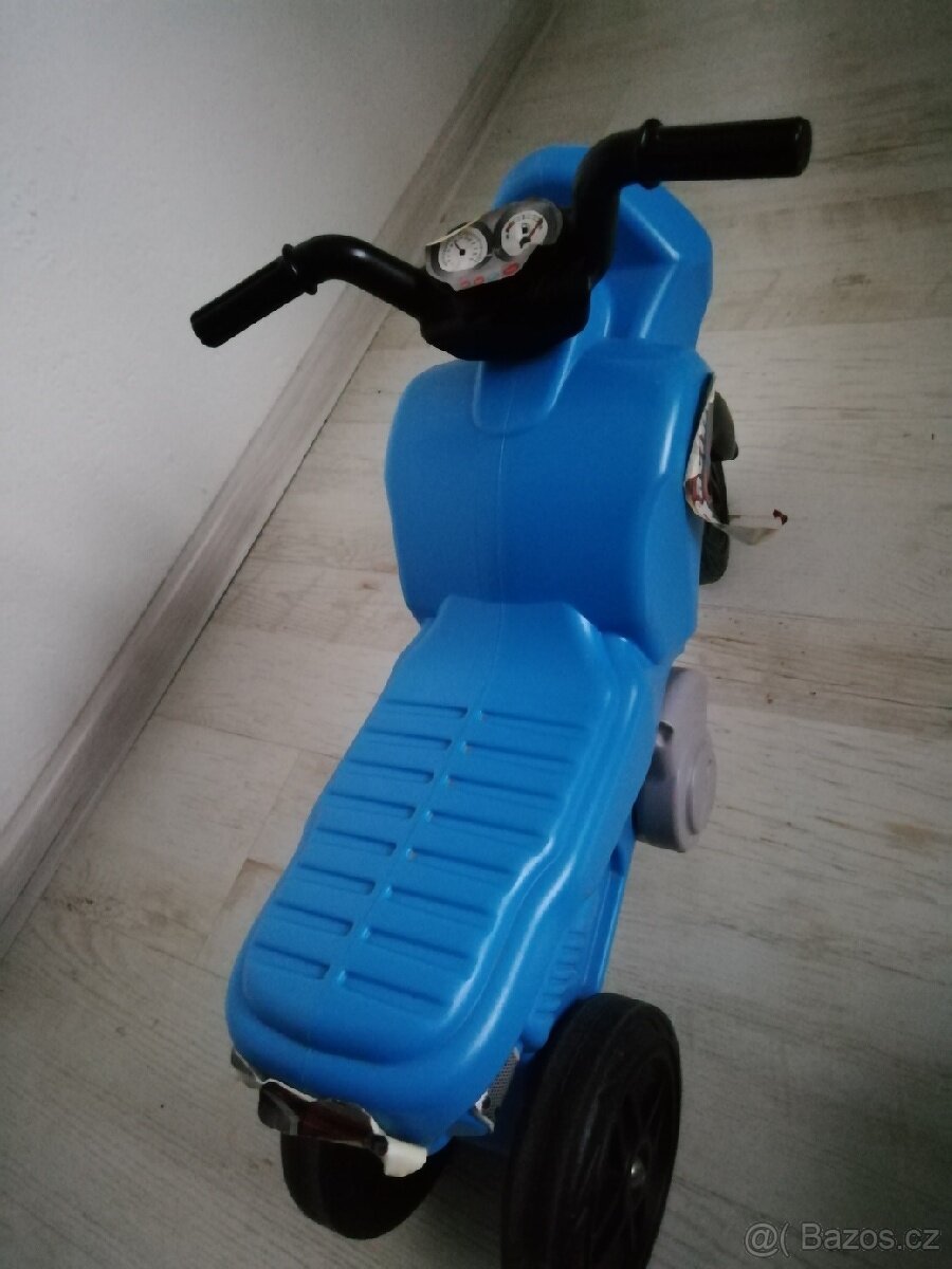 Odražedlo motorka. Modrá. - 5