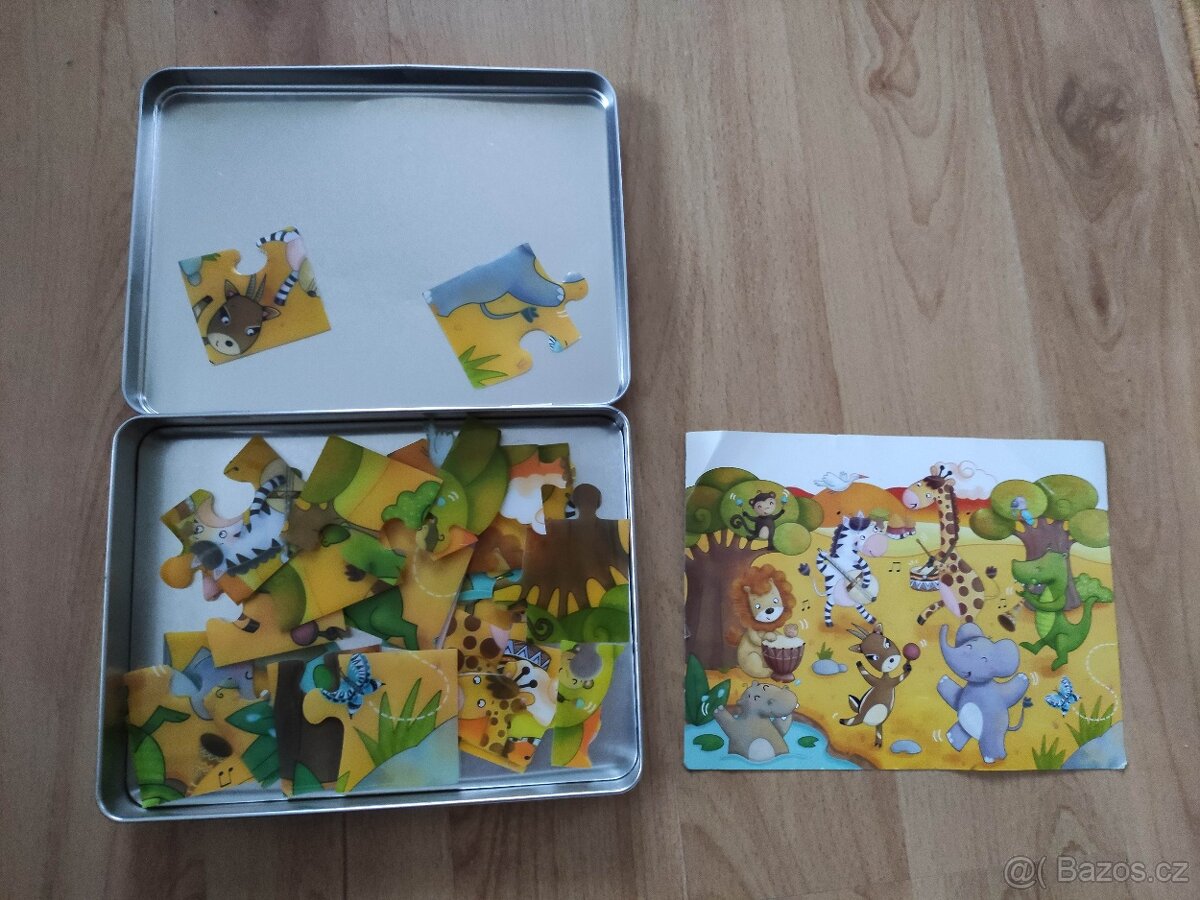 Puzzle hasiči, kotě, koťátko, Mickey Mouse - 5