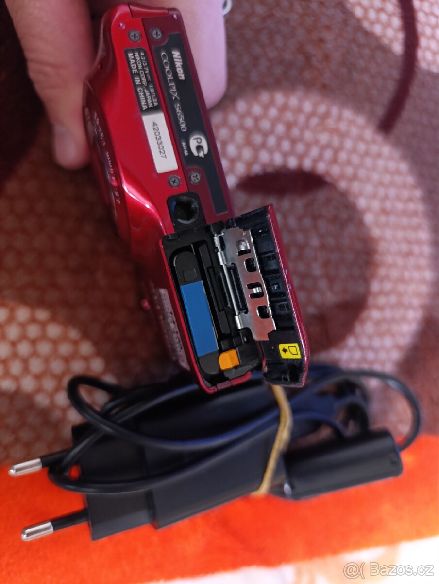 Fotoaparát Nikon Coolpix S6500 Red - 5