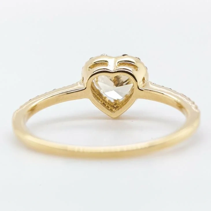 Krásný 14K prsten s diamanty 0,59ct - certifikát AIG - 5