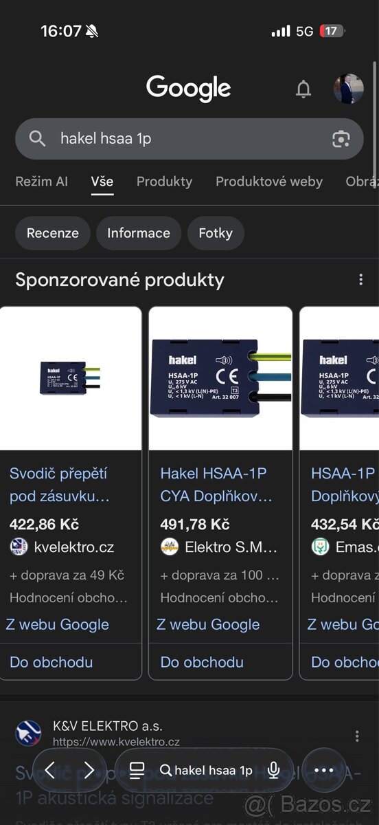 Svodič přepětí - 5