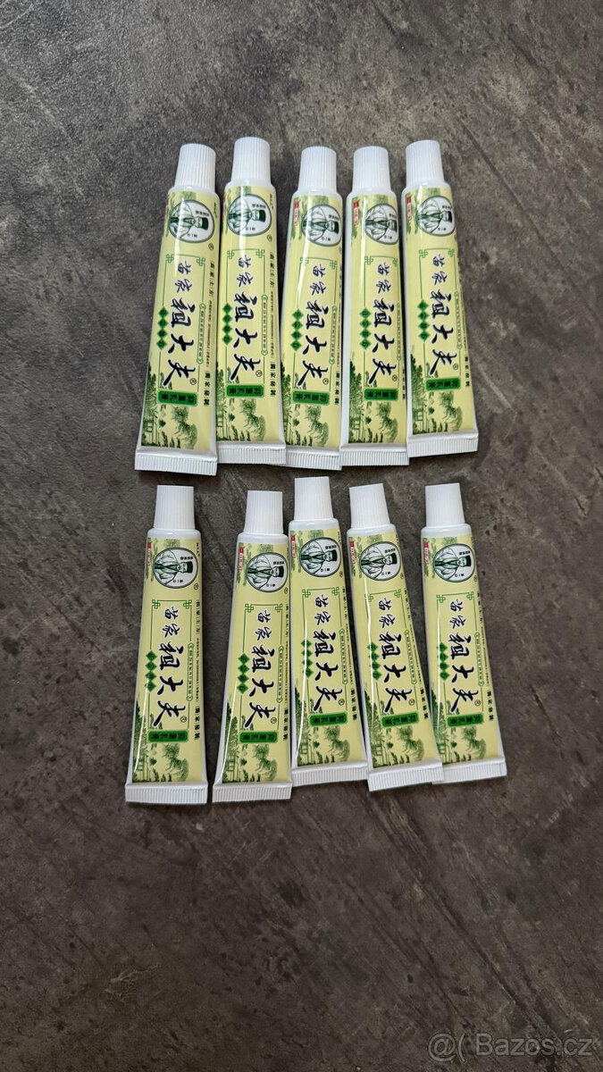 Čínská mast Zudaifu 15g/30g - Lupénka, akné - 5