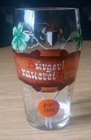 Pivní sklo, půllitry, třetinky, pivovarské cedule. - 5