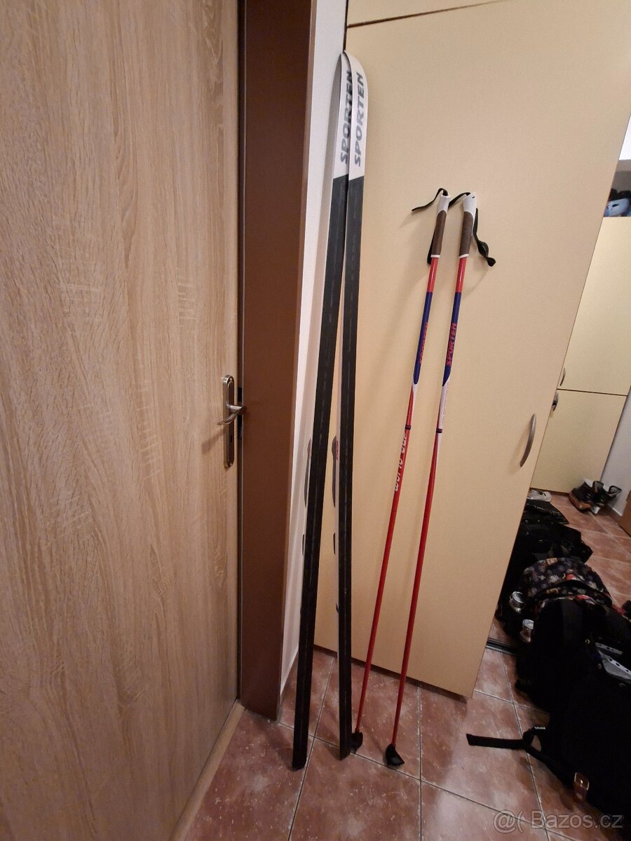 Běžky SPORTEN SPRING + hůlky - 5