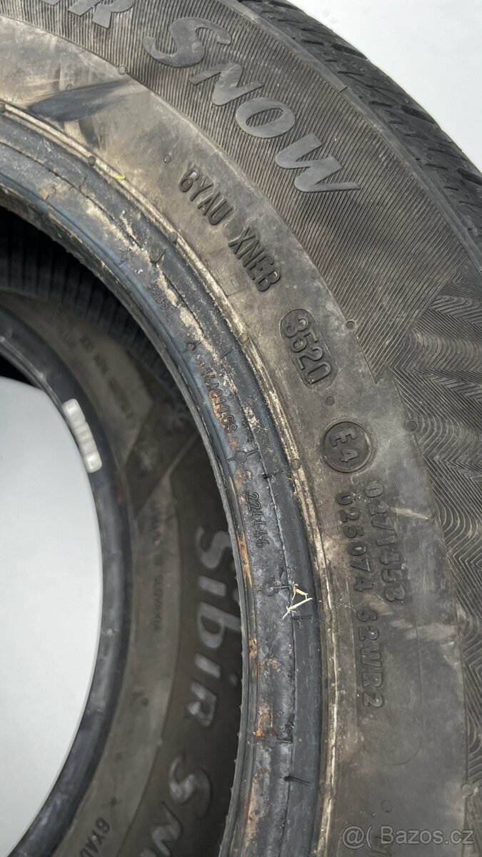 2x - zimní pneu - 165/70 R14 81T - MATADOR - 7mm - 5